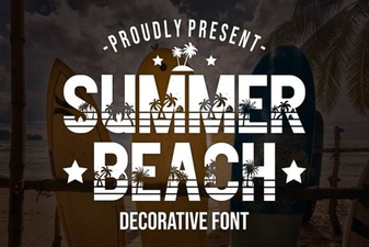 Chill Beach Font Designs for Summer Projects