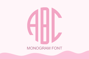 Craft Your Style with Custom Monogram Fonts