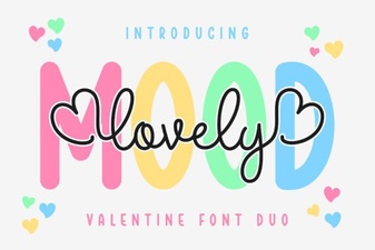 Lovely Mood Duo: a Creative Font Pair for Design Projects